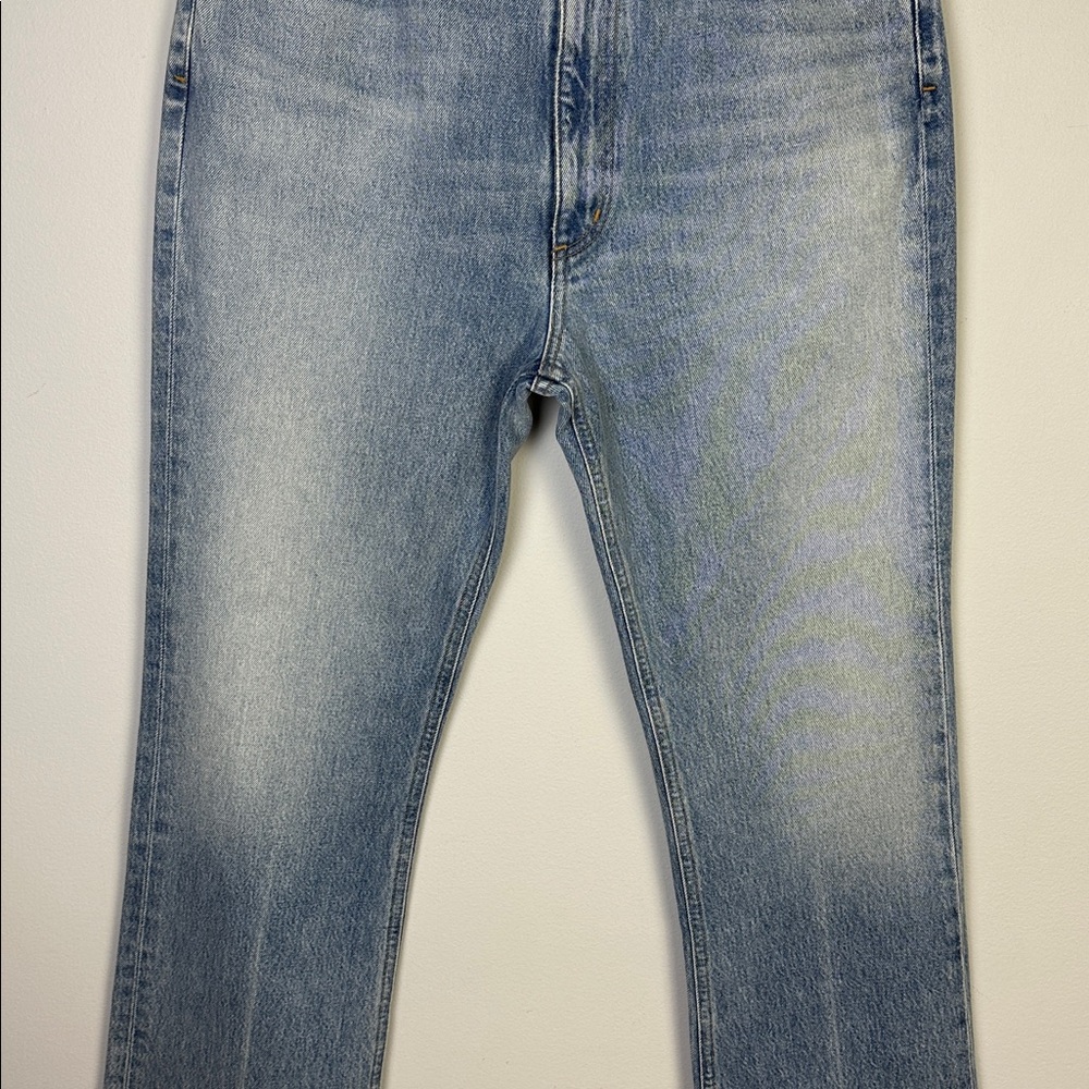 NEW Agolde Vintage Flare High Rise Jeans in Clamor 30 Organic Cotton Made in USA - Picture 4 of 16